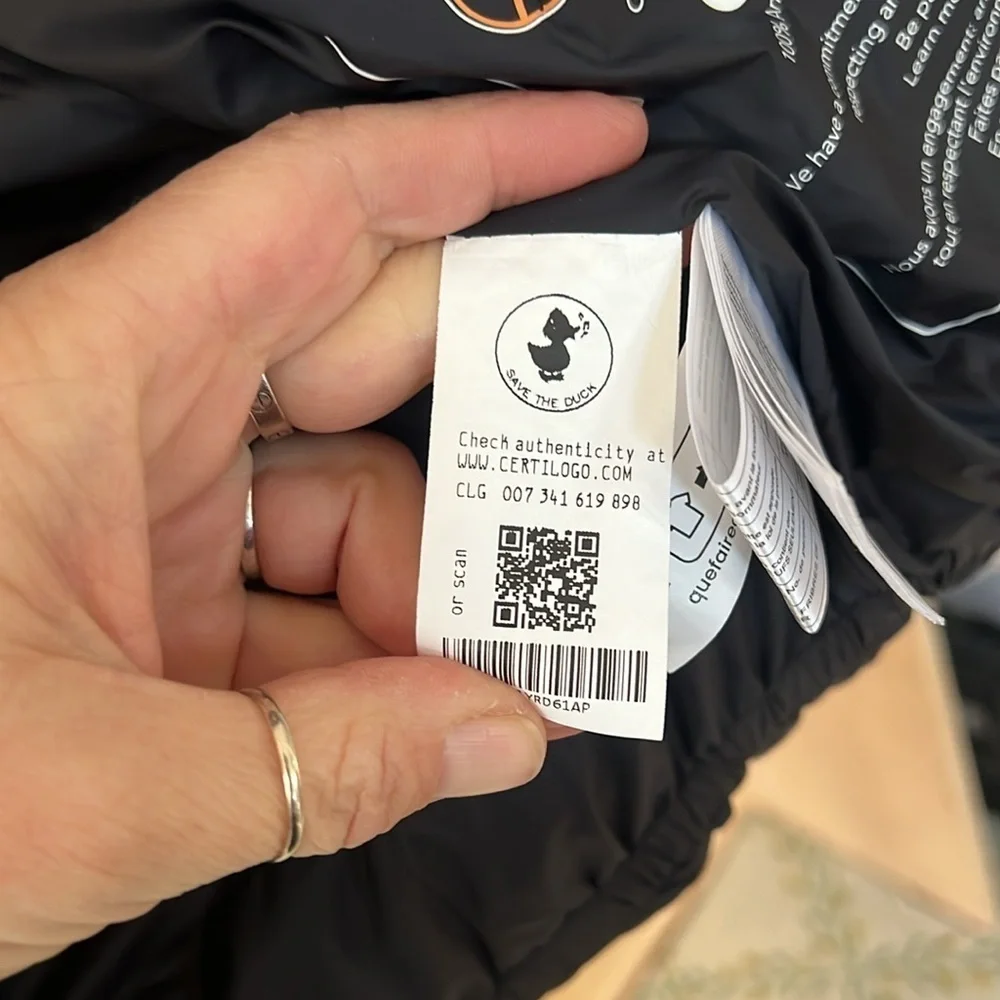 Save the duck jacket 14 years NWOT